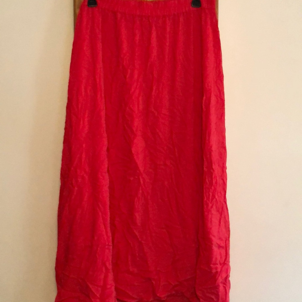 PINK MAXI SKIRT